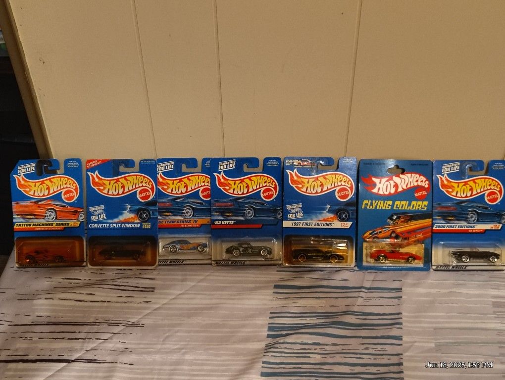 Hot Wheels Vintage Corvettes
