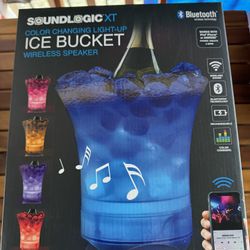 Ice Bucket - Color Changing with Bluetooth Speaker
