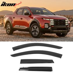 Fits 2022-2025 Hyundai Santa Cruz Tape on Window Visors Vent Rain Sun Wind Guards
