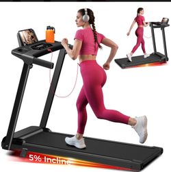 Aiteid Treadmill with Incline,3.0HP Small Treadmills for Home,Portable Electric