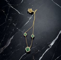 18k Gold Plated Over Sterling Silver Necklace