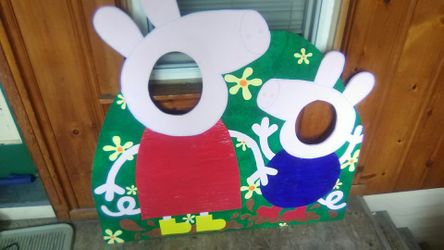 Peppa pig photo board