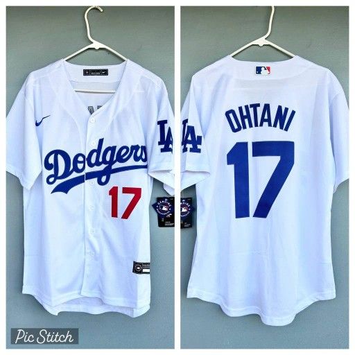 2025 World Series Shohei Ohtani Dodgers White Jersey Size: S