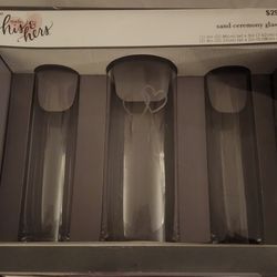 Wedding Sand ceremony glass set