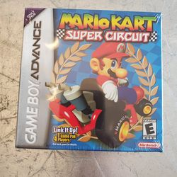 Mario Kart Super Circuit Nintendo Game Boy Advance GBA Sealed New
