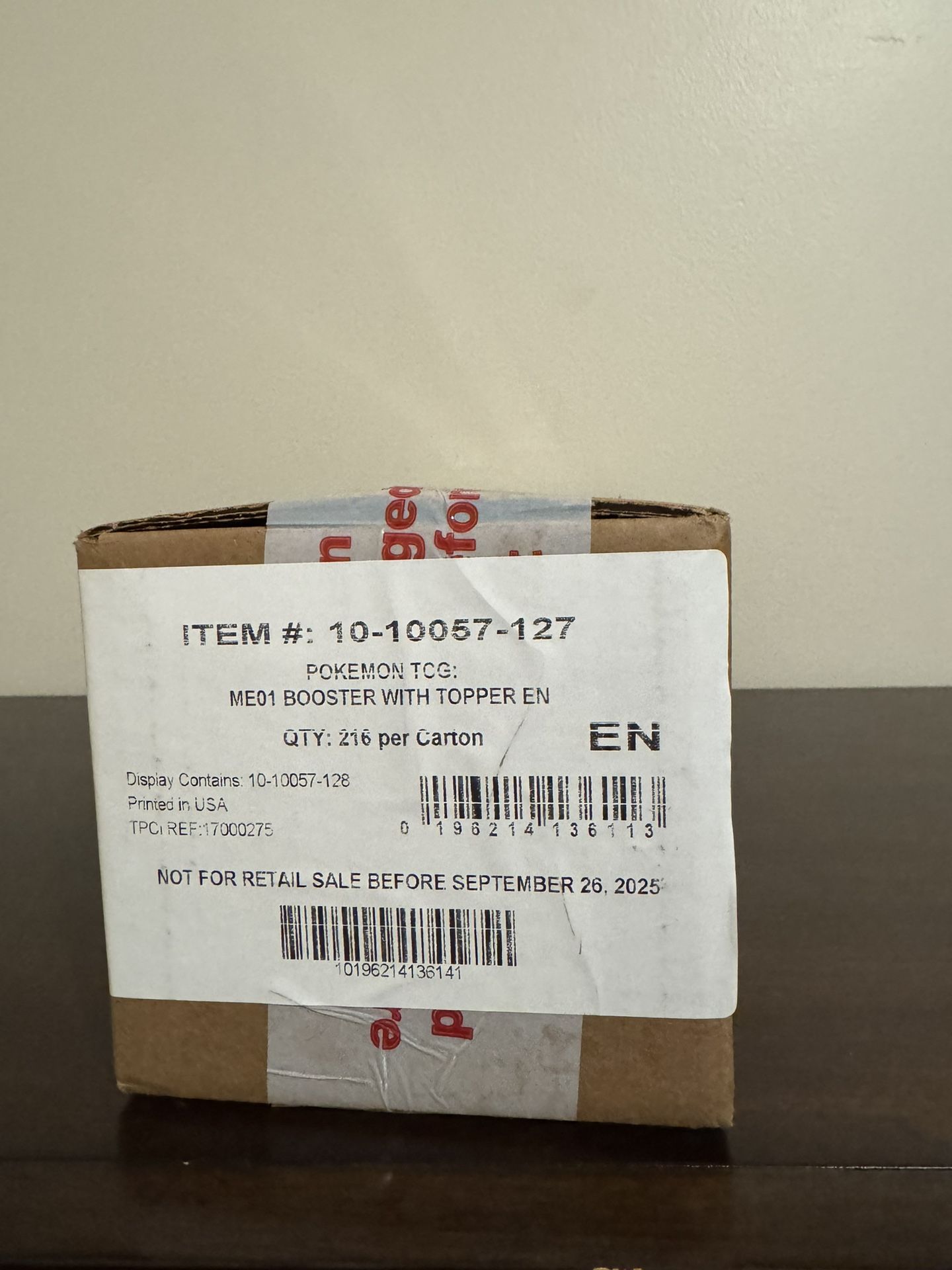 Mega Evolutions Enhanced Booster Box Case 