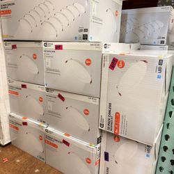 Commercial Electric Pro Value Series LED 6 in Round Adj Color Temp Canless Recessed Light for Kitchen Bath Living rooms, Wht 12-Pk