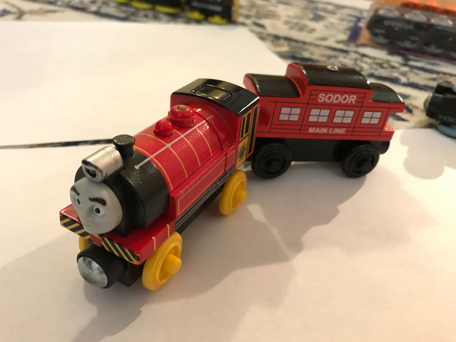 Thomas and his Friends. Wooden Railway Tank Engine - VICTOR AND SODOR LINE CABOOSE