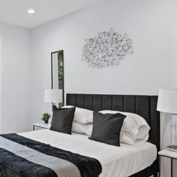 Velvet Upholstered Bed Frame 