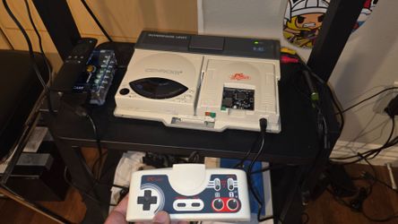 NEC PC-Engine Turbo Grafx CD Rom system with Everdrive