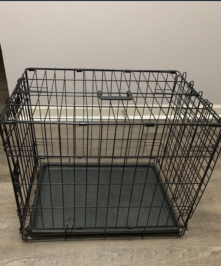 Small Dog Cage Along With Morkiepoo For Sell