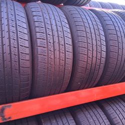 4 used Tires 225/60r17 🤑 free Installation ‼️