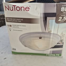 Nuton  80 Cfmdecorativ Ventiletion Fan BATHROOM FAN NEW 