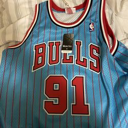 Dennis Rodman NBA Hardwood Classic Throwback Jersey 