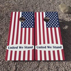 Cornhole Boards American Flag