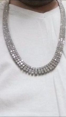 Nice silver chain with crystals