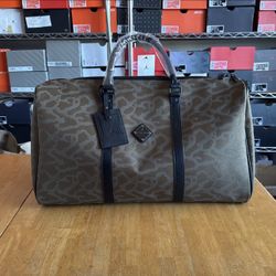 New Nike Jordan Icon Duffel Duffle Bag Light Olive 40L