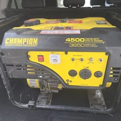 Champion 4500 Generator