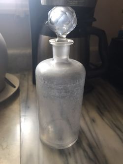 Antique collectible bottle