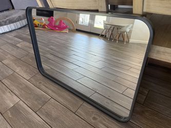 Black Trim Mirror