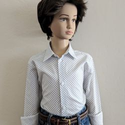 Van Heusen Boys' Long-sleeve Button-down Dress Shirt