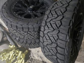 Truck tires and rims