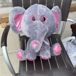 Gray Pink Elephant 
