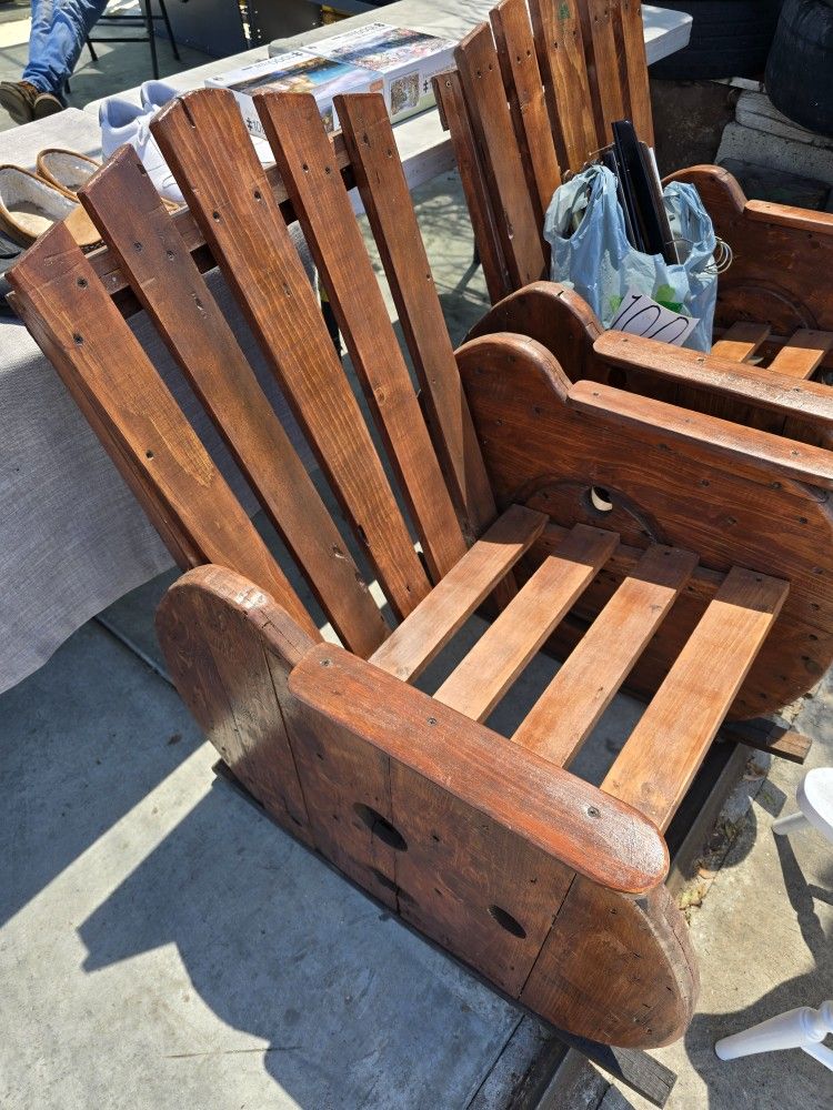 Handmade Wood Rocking Chairs