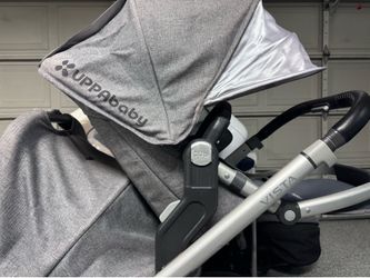 Uppababy Vista double stroller w/ bassinet