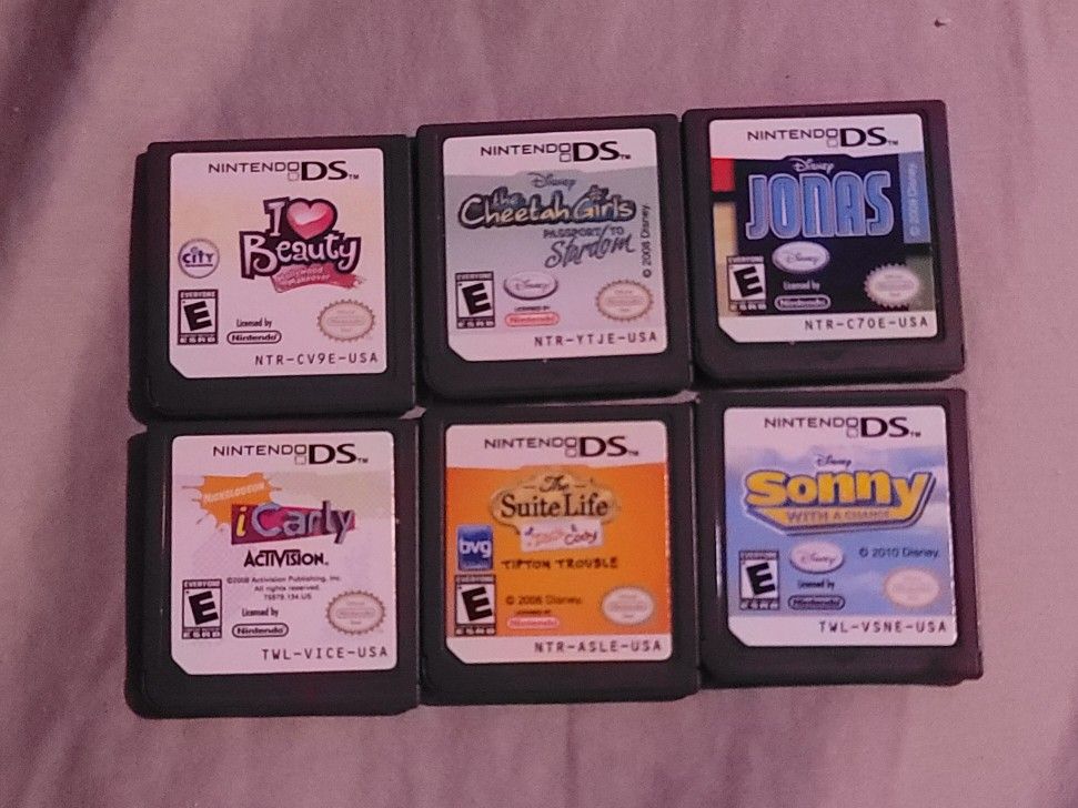 Lot of 6 Nintendo DS Games for Children