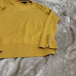 Banana Republic Mustard Yellow Sweater