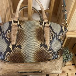 Brahmin Python Multicolored Duxbury Bag
