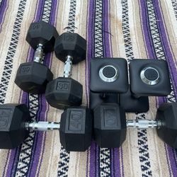  RUBBER PELOTON PAIRS OF  15s  &  RUBBER HEX PAIRS OF  30s & 40s 
 ****** will sell separately :  15s = $60   /     30s  =  $90  /   40s =  $120