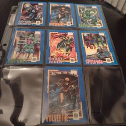 Marvel Safe Kids 1991 Lot Of 7 Cards.  Cash Porch Pickup Redmond.  See Below