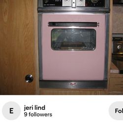 1950s Pink Wall Oven Hotpoint 