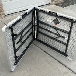 6’ Lifetime Used Heavy Duty Table 