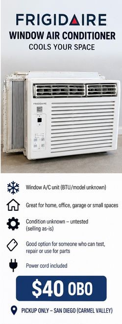 Frigidaire Window Air Conditioner