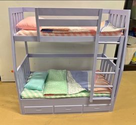 Bunk bed 18 inches dolls bed