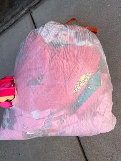 Bag of twin sized girl bed sheets