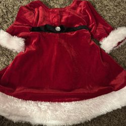 Christmas Velvet 6 Months Dress