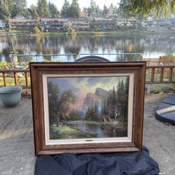 The Mountains Declare His Glory By Thomas Kinkade 