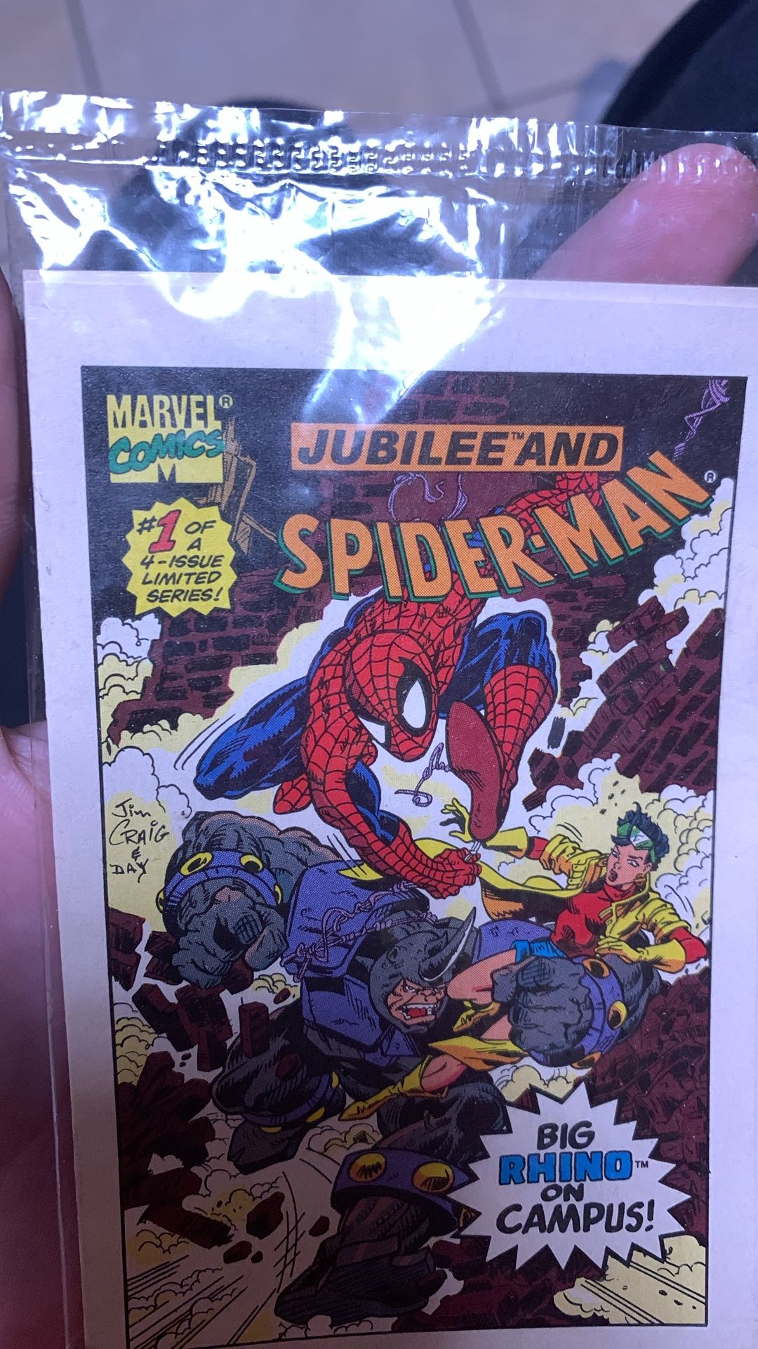 Mini Marvels Spider-Man Comic Limited Rare Edition 1of 4 Issued Series And 2of 4 Limited Series