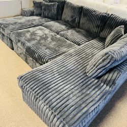 Double Chaise Stylish Sectional!