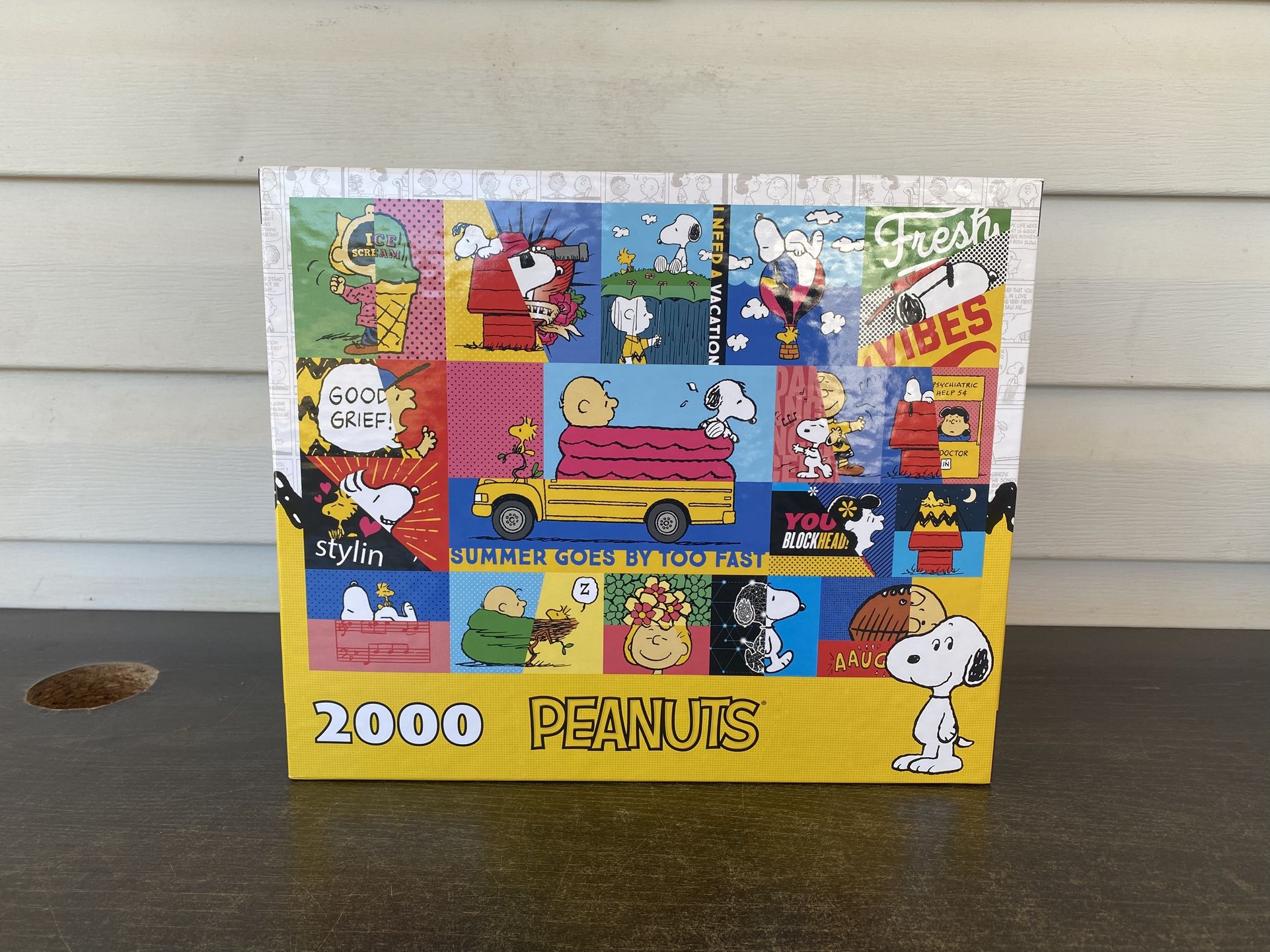 2000 Pc Peanuts Puzzle Summer Goes By Too Fast