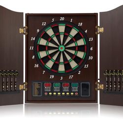 Dart Board, Decorative Dart Board Cabinet Set