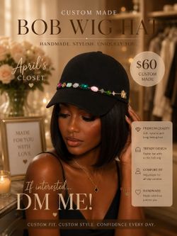 Custom made Bob head wig