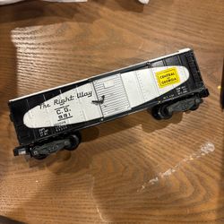 American Flyer 981 Central of Georgia S Gauge Boxcar Knuckle Couplers