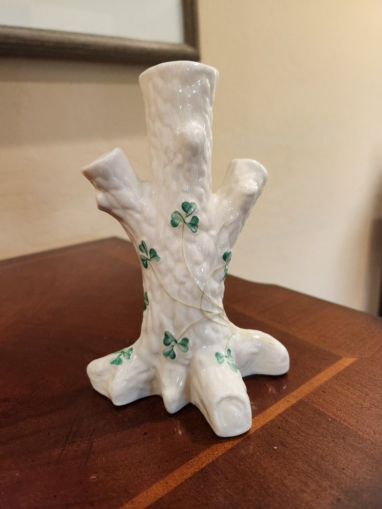 BELLEEK Tree Trunk Vase