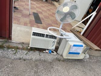2 AC units and fan