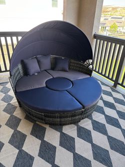 Gently used patio Love Seat